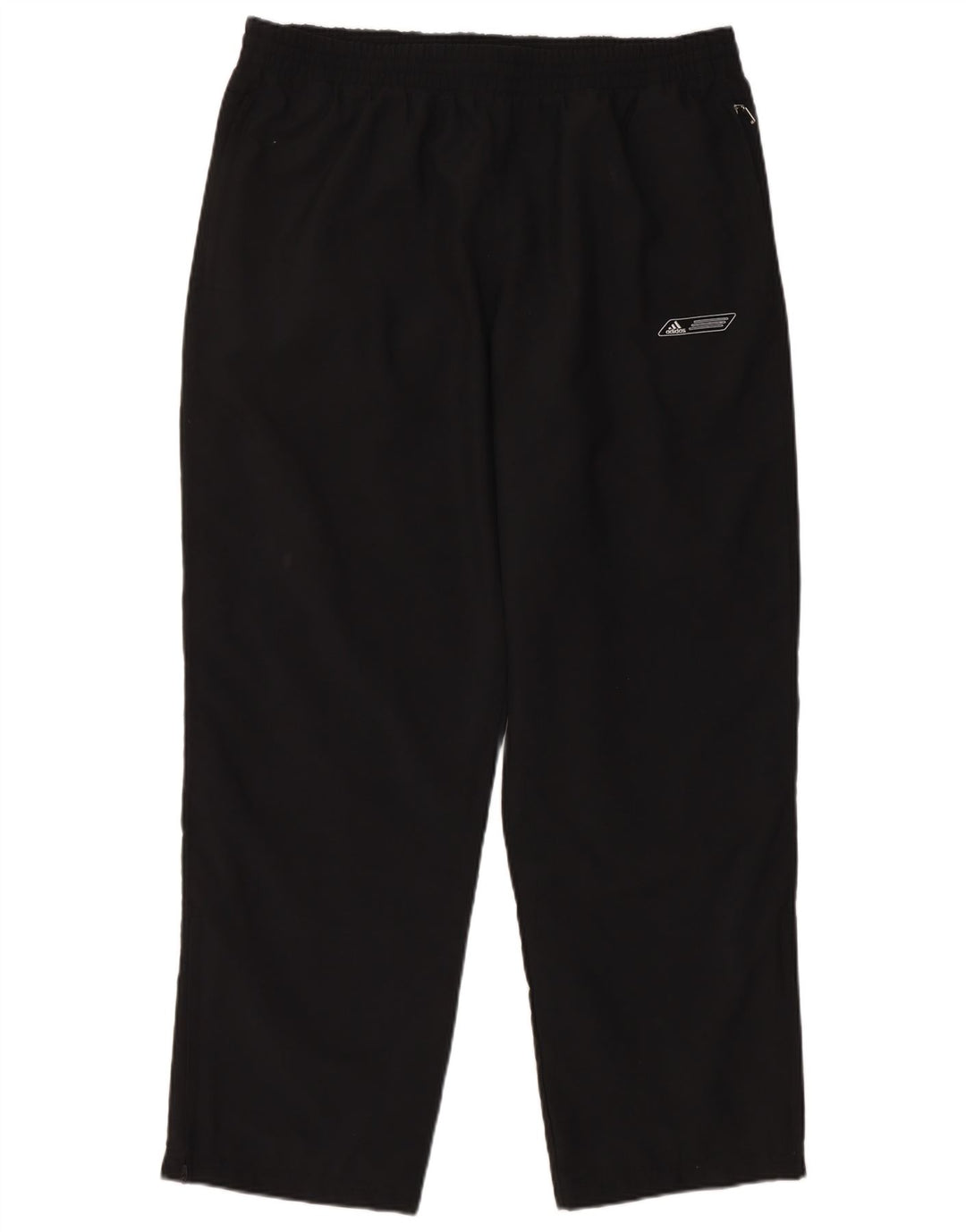 Calça de treino masculina Adidas grande poliéster preto