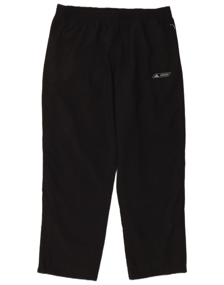 Calça de treino masculina Adidas grande poliéster preto
