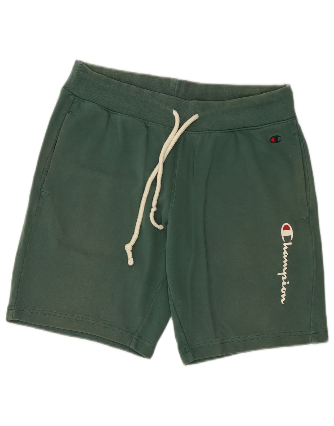 Shorts esportivos gráficos masculinos Champion pequeno verde