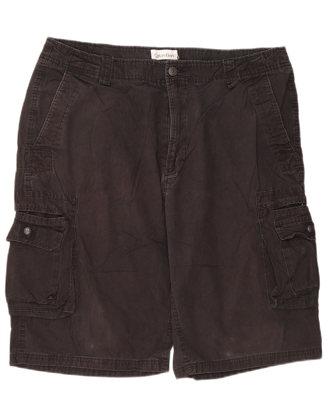 Shorts cargo masculino CALVIN KLEIN W36 grande algodão preto