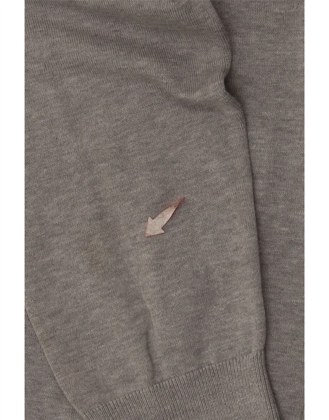 TOMMY HILFIGER Suéter masculino com capuz cinza médio algodão