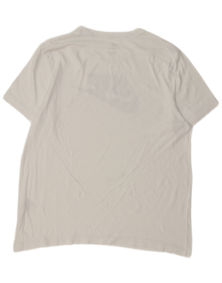 Camiseta gráfica masculina NIKE Top XL algodão branco