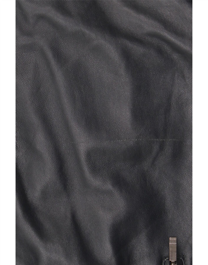 Jaqueta masculina de couro bomber Conbipel IT 56 2XL azul marinho