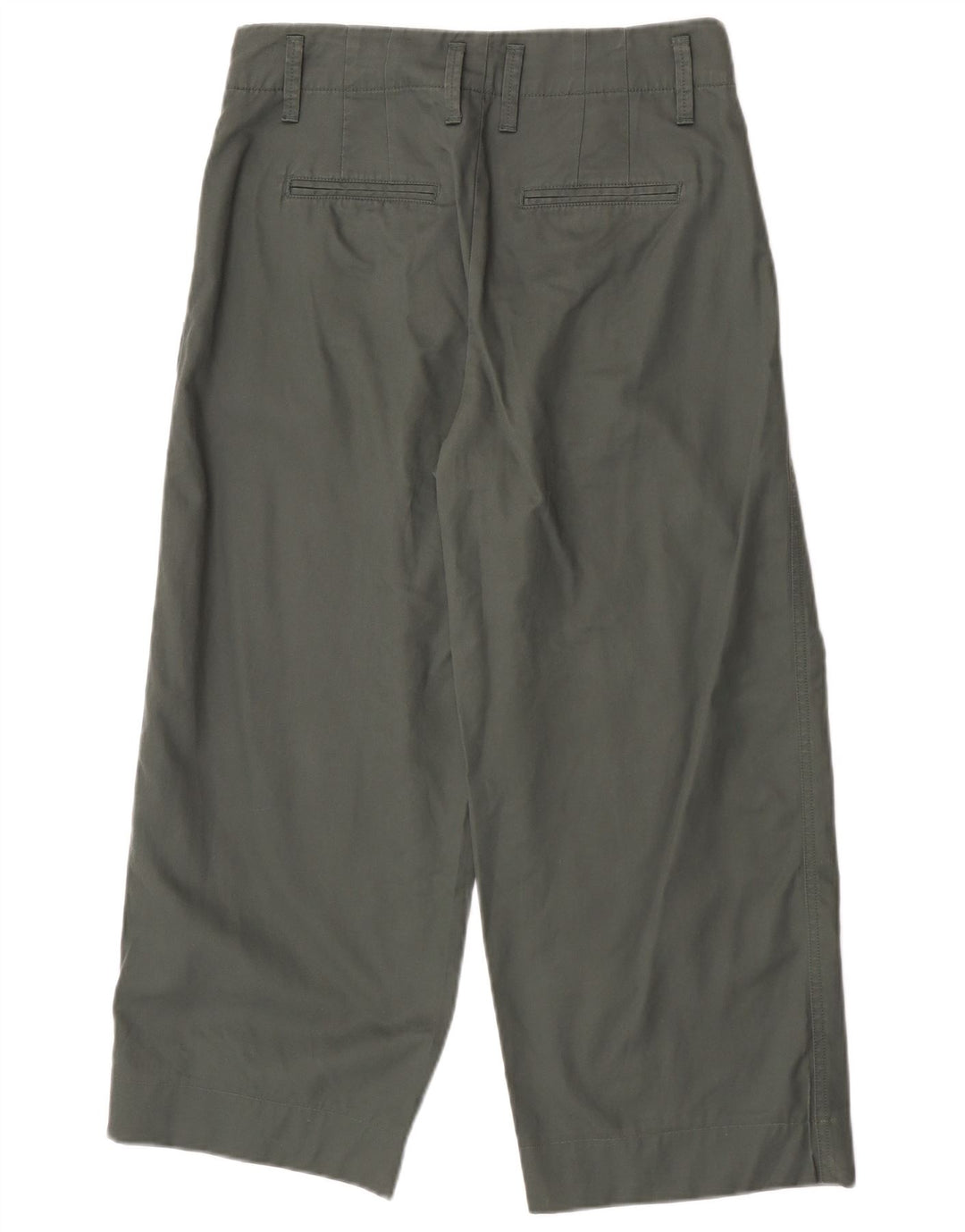 Calça cropped feminina Gap W27 L24 algodão verde