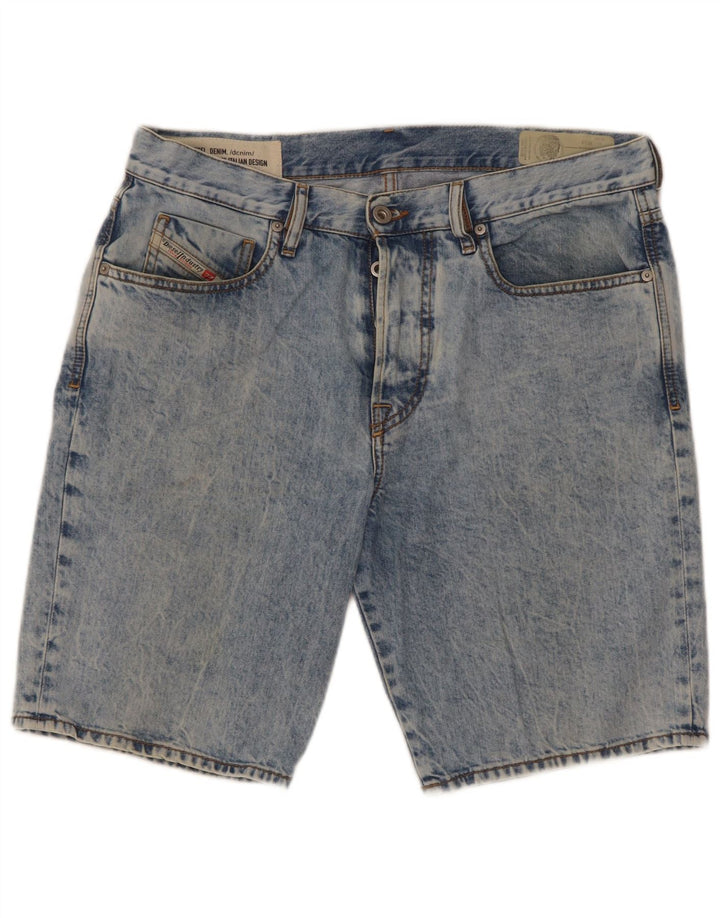 Shorts jeans masculino Diesel D-Mirk Slim W32 algodão azul médio