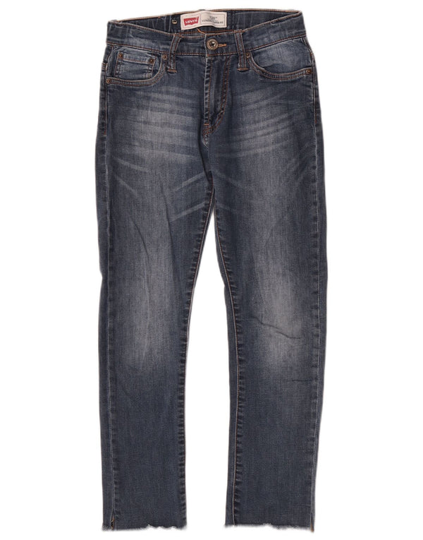 Jeans Levi's Boys 520 Tapered 11-12 Anos W26 L26 Azul Algodão