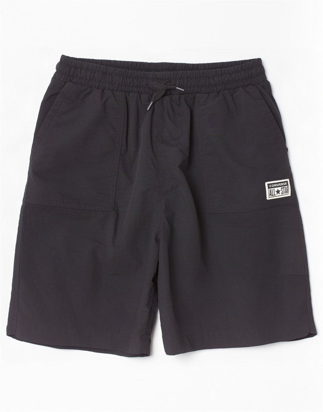 Shorts esportivos Converse Boys 13-14 anos XL preto poliéster