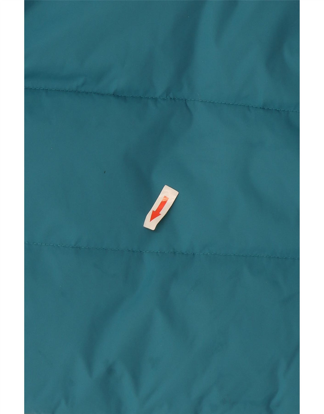 Casaco acolchoado reversível com capuz para menina Benetton 7-8 anos azul médio
