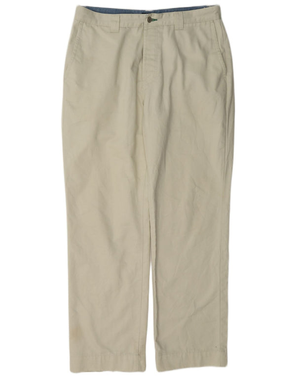 Tommy Hilfiger Calça Chino Masculina Reta W36 L34 Poliéster Verde