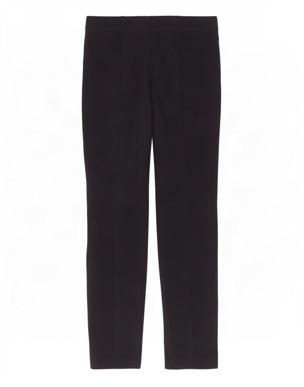Marks & Spencer Womens Casual Trousers UK 12 Medium W30 L28 Navy Blue