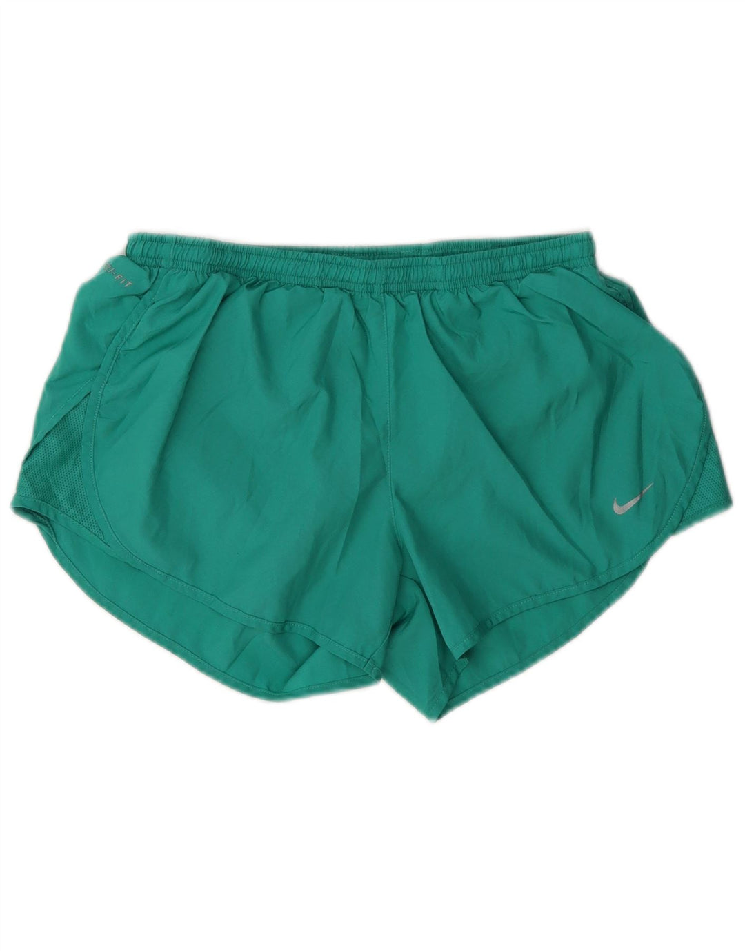 Shorts esportivos femininos Nike Dri Fit UK 12 verde médio