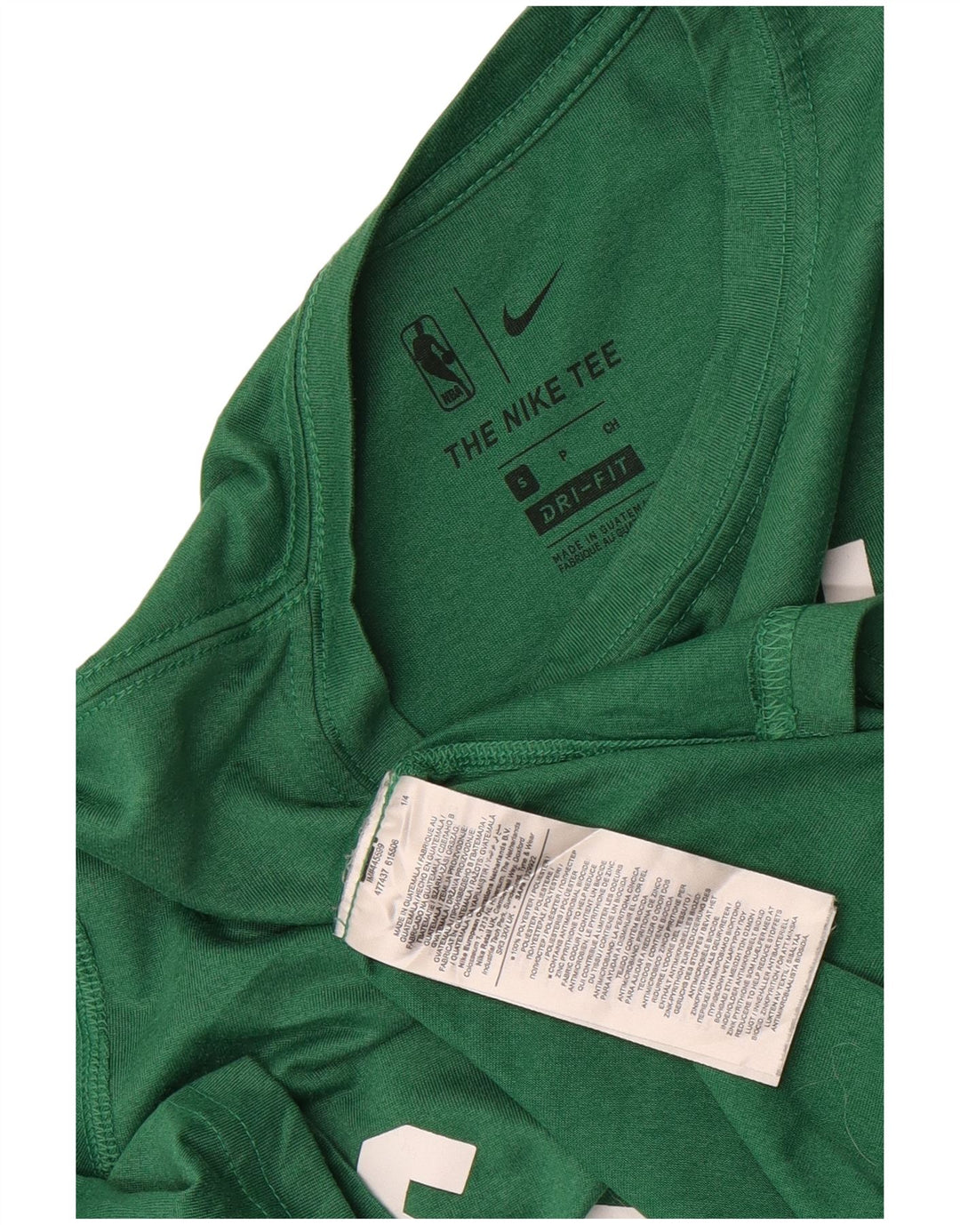 Camiseta Nike Mens Celtics Graphic Top Pequeno Poliéster Verde