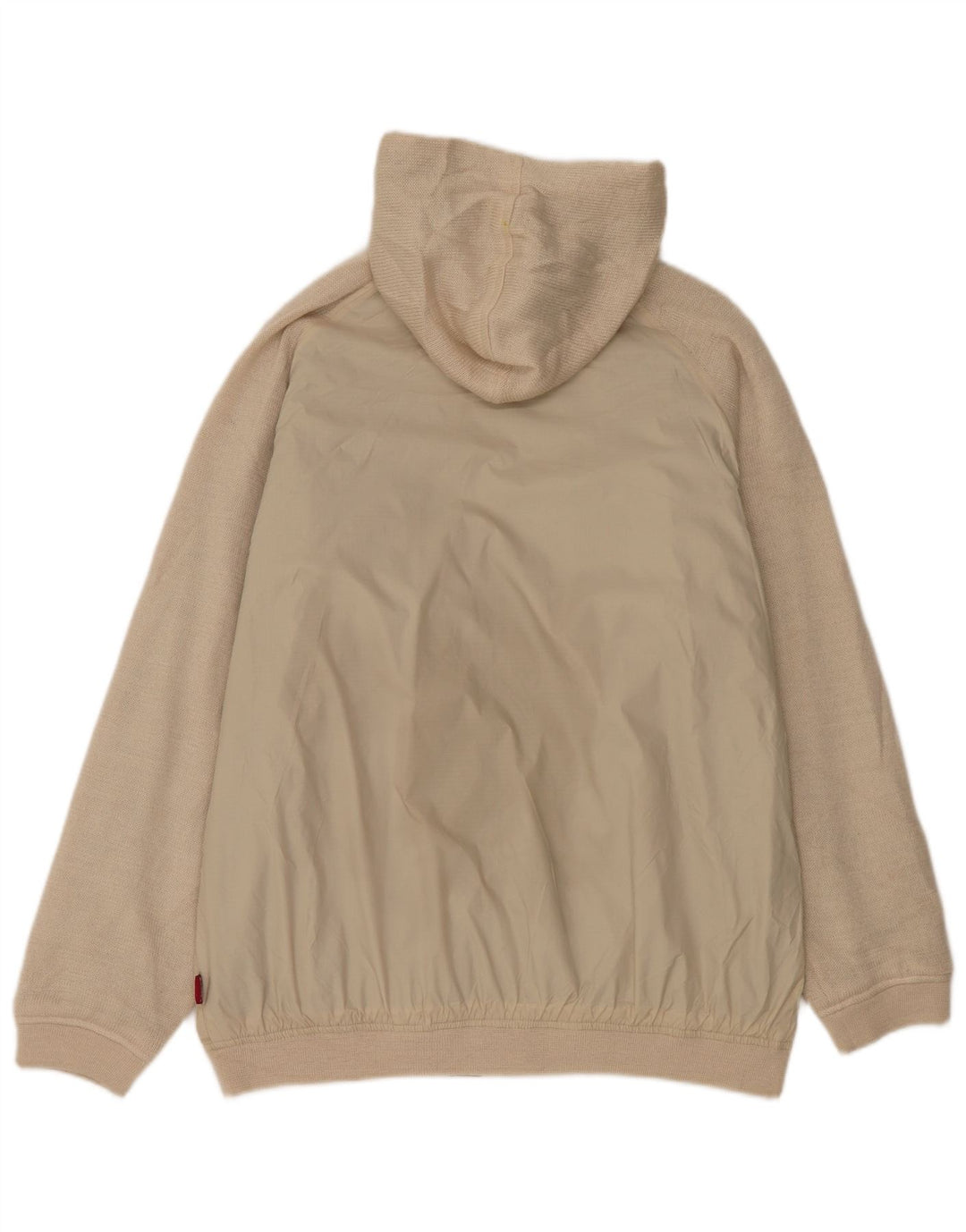 Jaqueta bomber masculina com capuz Oakley UK 38 nylon bege médio