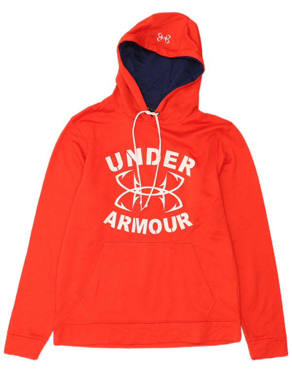 Under Armour Mens Graphic Hoodie Jumper Grande Poliéster Vermelho