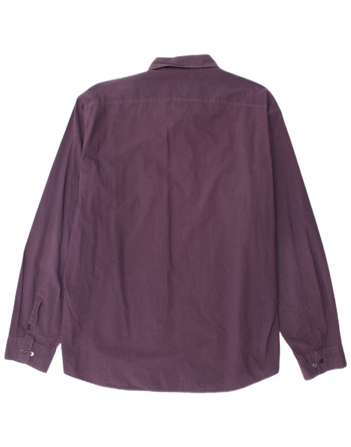 Camisa masculina HUGO BOSS grande roxa