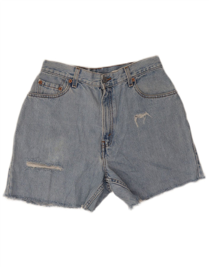 Shorts jeans feminino LEVI'S 550 Distressed Relaxed Fit médio W28 azul