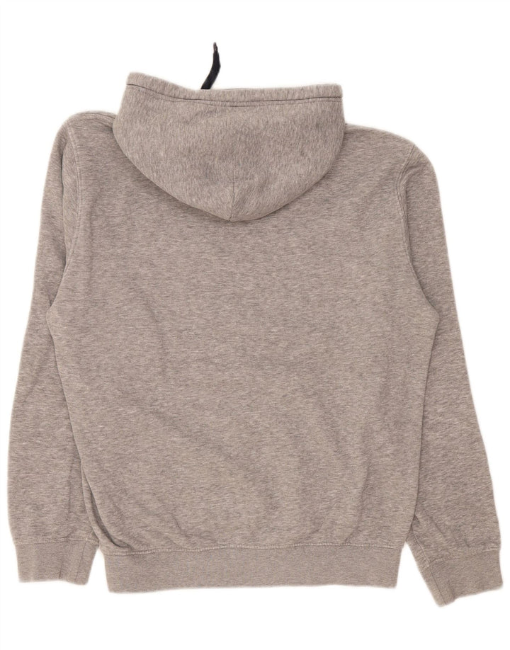 Jumper masculino com capuz gráfico Champion, algodão manchado cinza médio