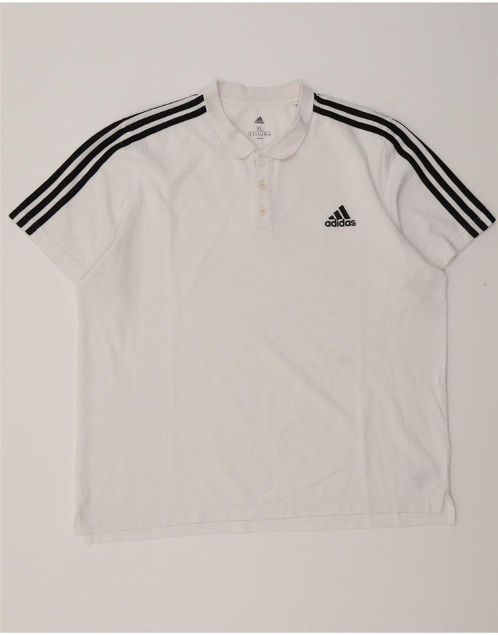 Camisa Polo Masculina Adidas XL Algodão Branco