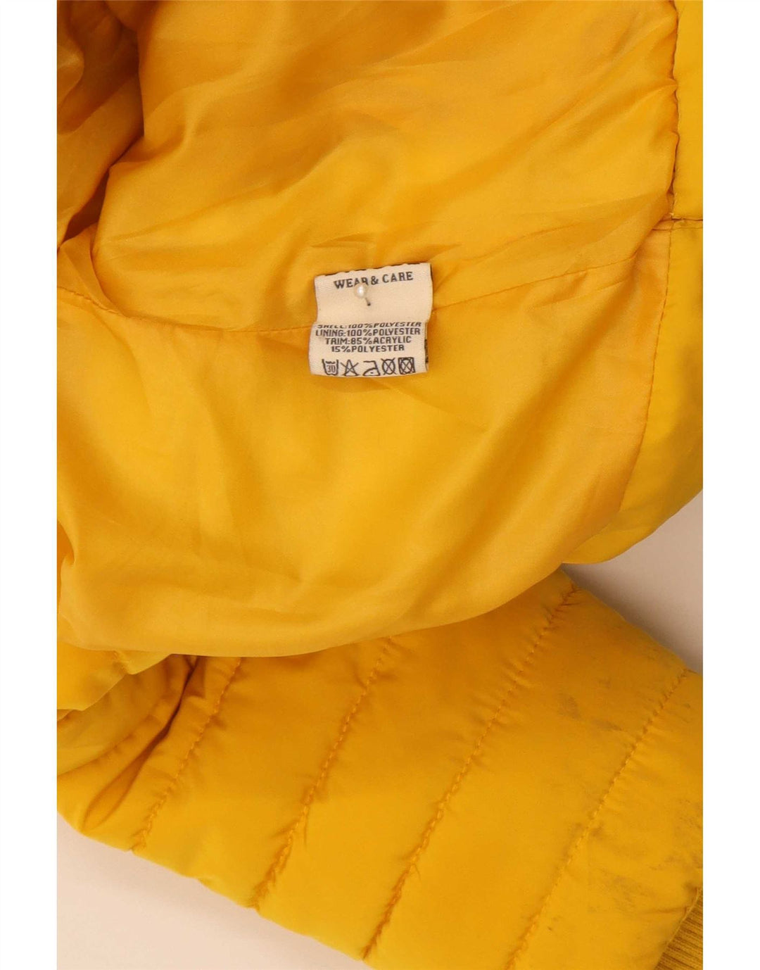 Jaqueta Diesel Meninas Acolchoada 7-8 Anos Poliéster Amarelo