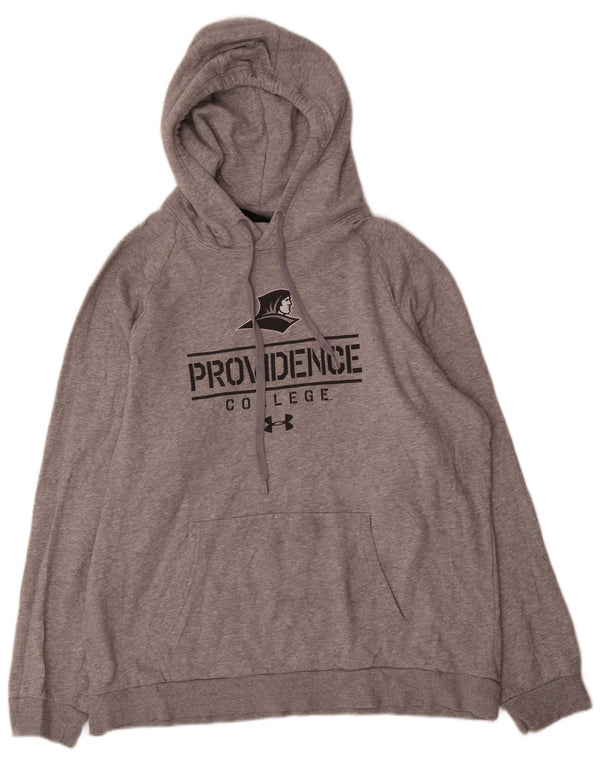 Under Armour masculino Providence College gráfico moletom com capuz XL algodão cinza