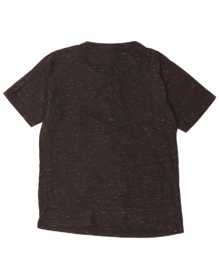 Camiseta masculina PUMA de algodão manchado preto médio