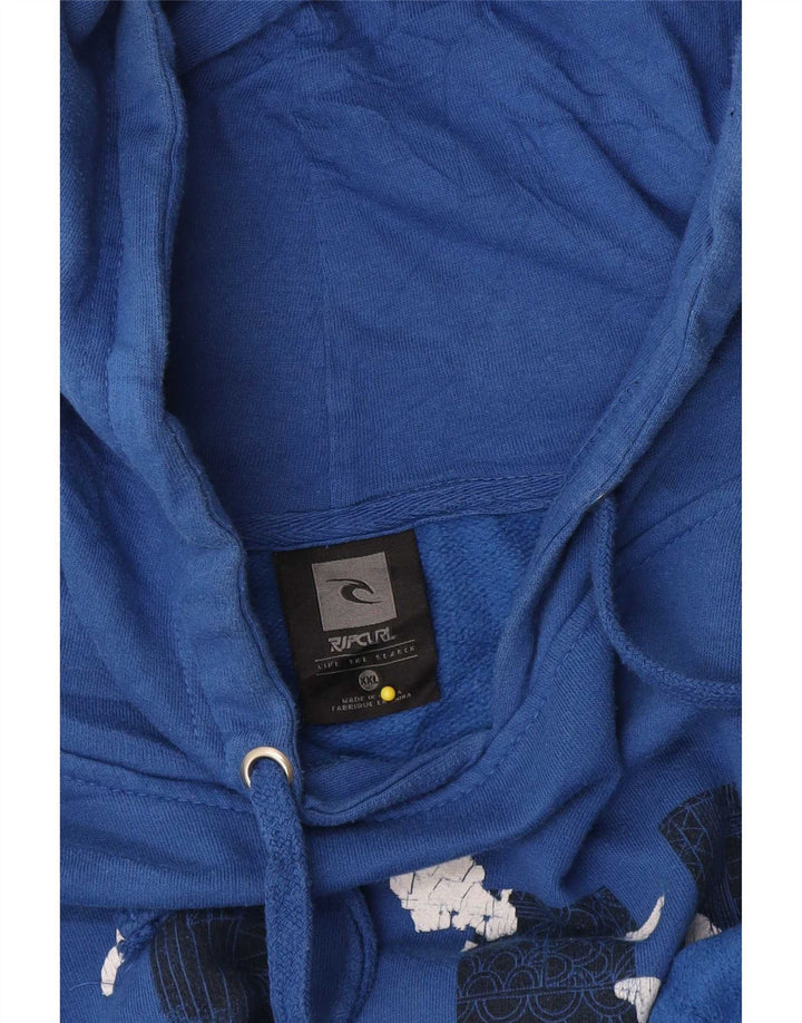 Suéter com capuz gráfico masculino Rip Curl 2XL azul
