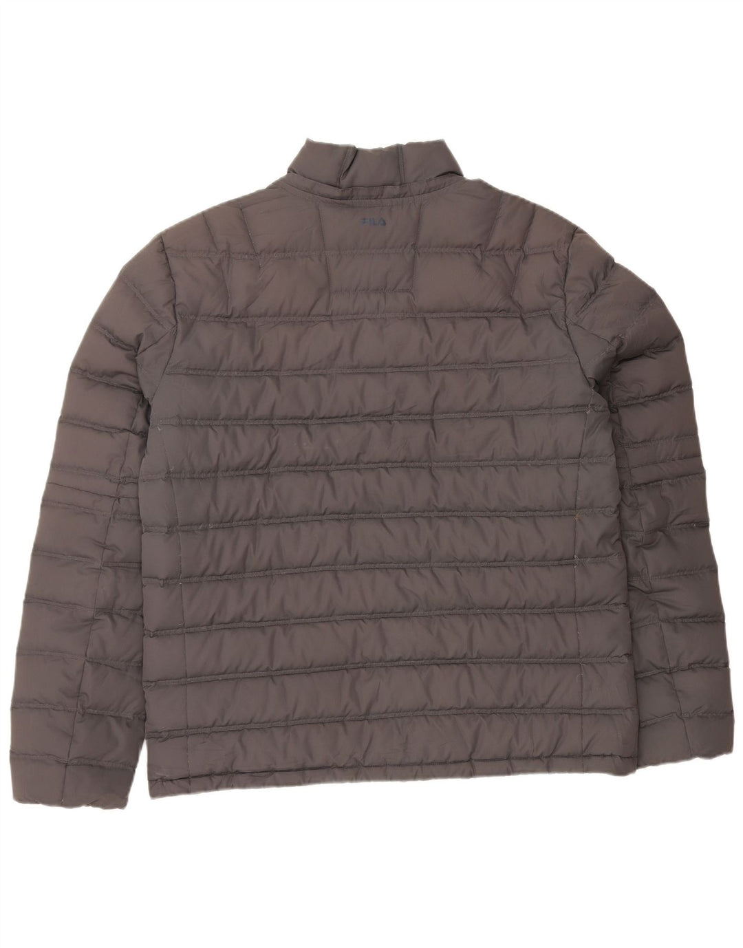 Jaqueta acolchoada masculina Fila UK 42 XL cinza poliéster