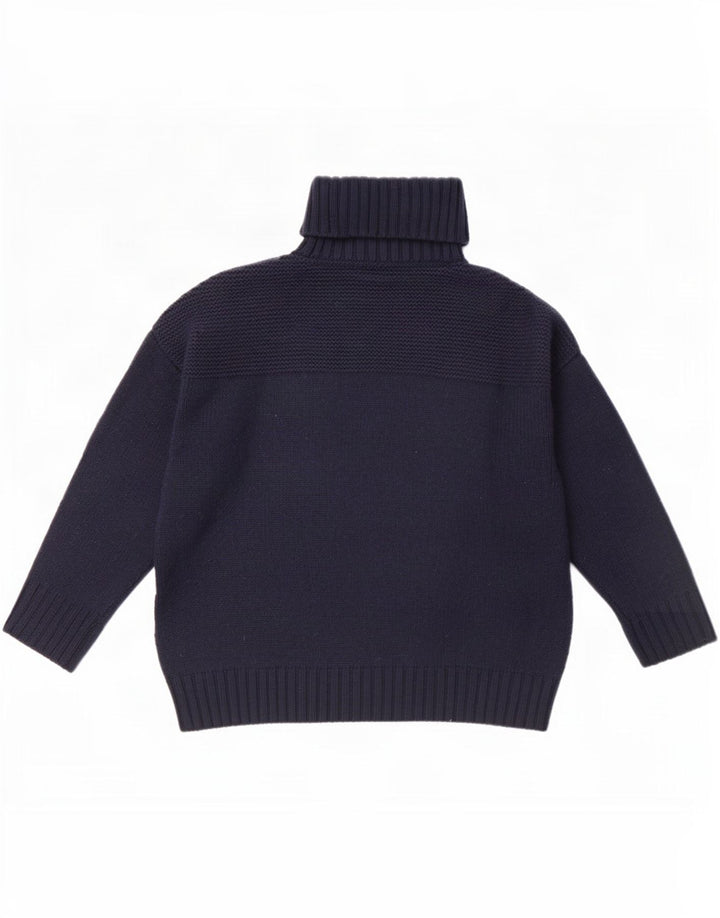Suéter feminino Joules com gola redonda e lã azul marinho médio Reino Unido 12