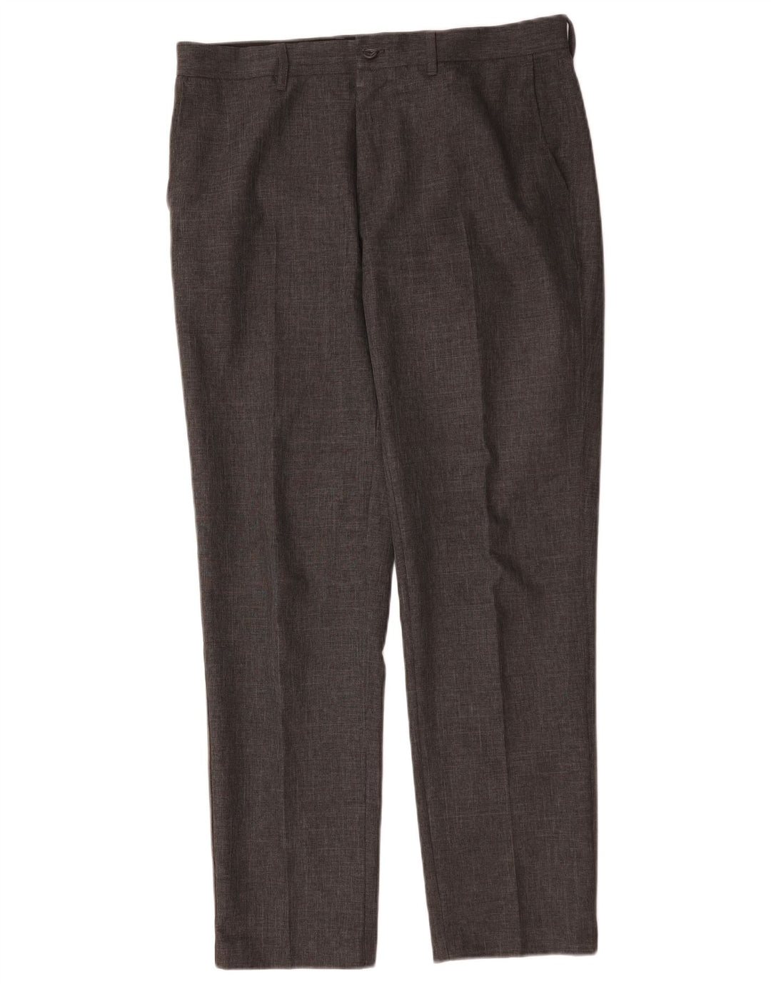 Calça masculina Marks & Spencer Slim Suit W34 L31 cinza poliéster