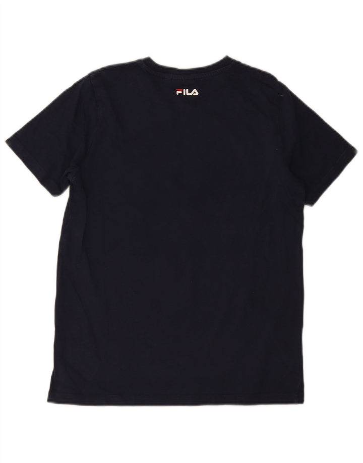 Top Fila Boys Graphic T-Shirt 11-12 Anos Azul Marinho