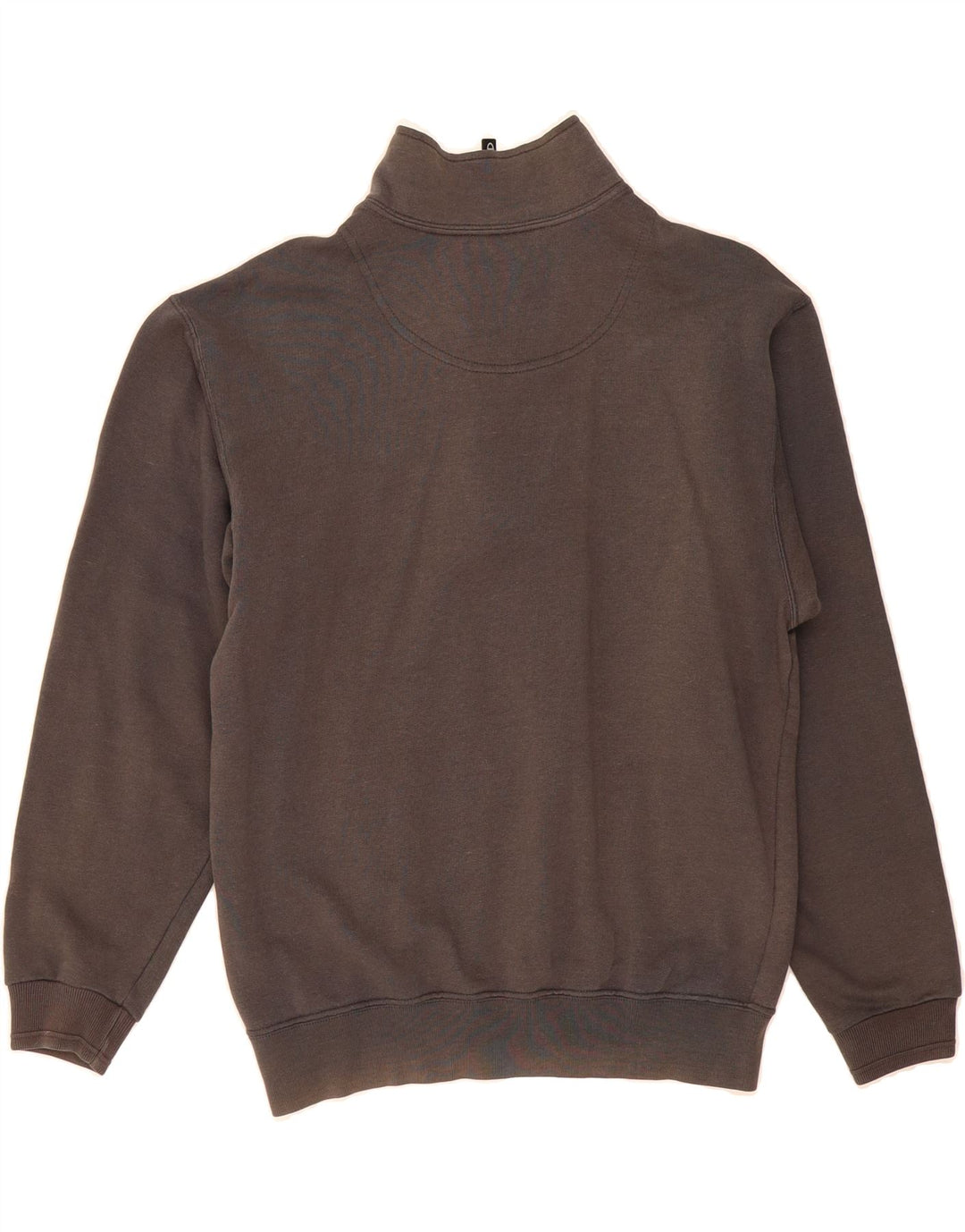 CHAMPION Mens Zip Neck Sweatshirt Jumper Small Grey Cotton Vintage Champion and Second-Hand Champion from Messina Hembry 