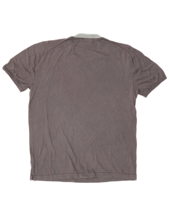 Camiseta masculina autograph da Marks & Spencer grande algodão cinza