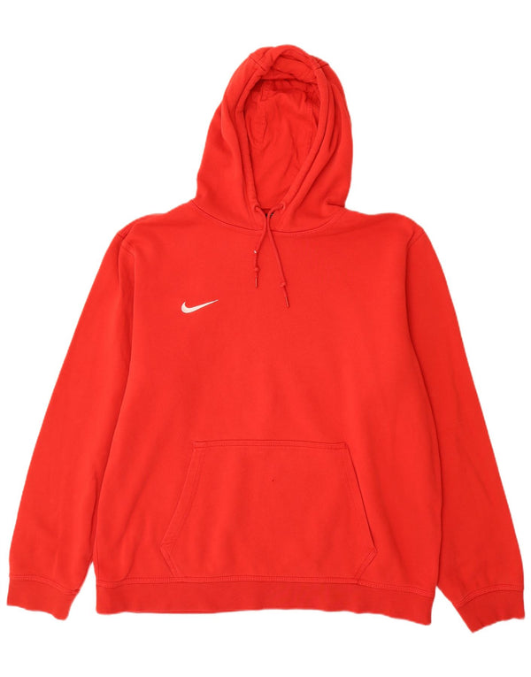 Nike Mens Hoodie Jumper XL Algodão Vermelho