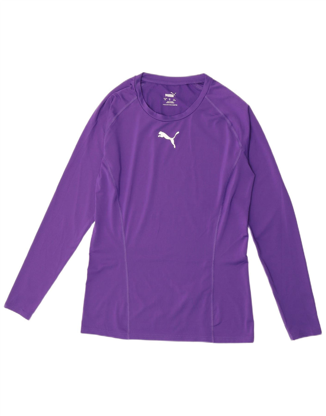 Top feminino Puma manga comprida UK 18 XL roxo poliéster