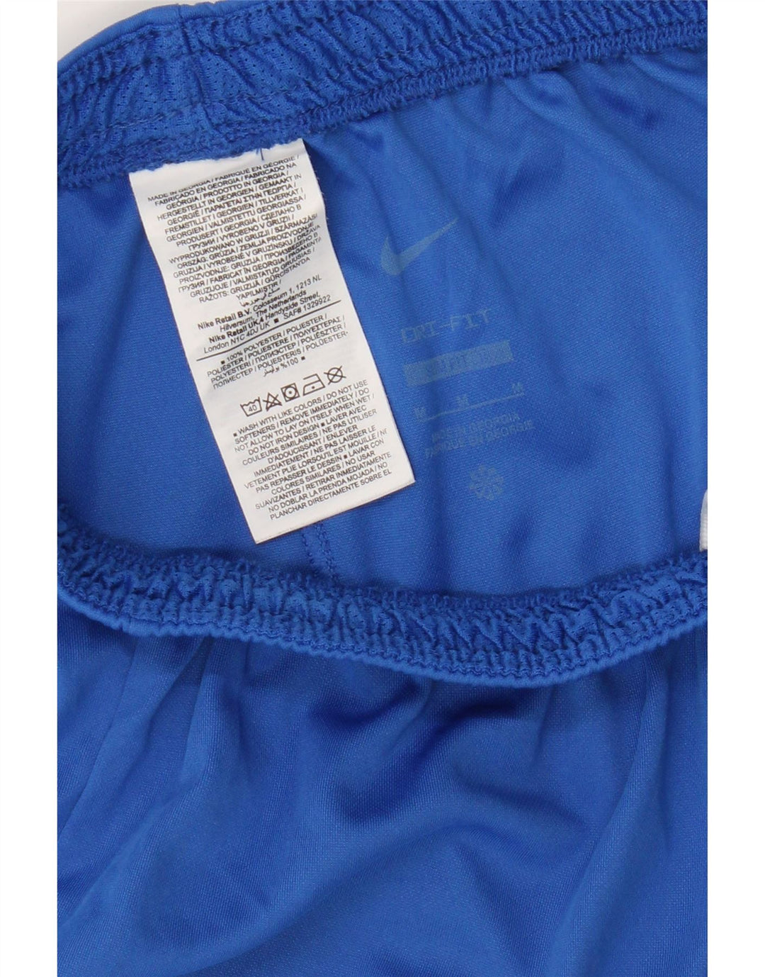Nike Mens Dri Fit Slim Fit Sport Shorts Médio Azul Poliéster