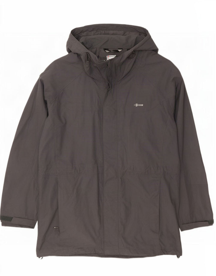 Jaqueta de chuva masculina Berghaus com capuz UK 40 grande poliamida azul marinho