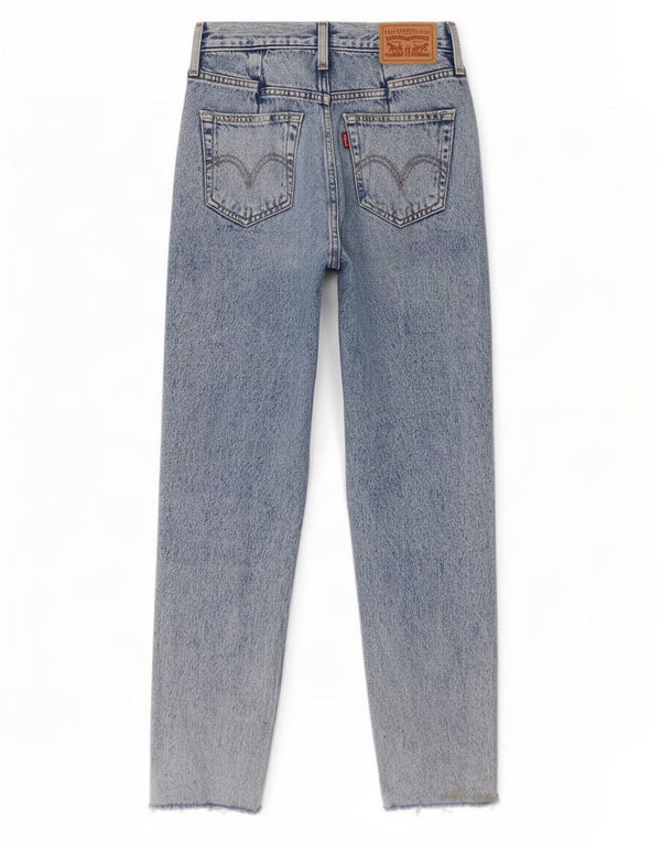 Jeans feminino Levi's Mom cintura alta W25 L27 algodão azul