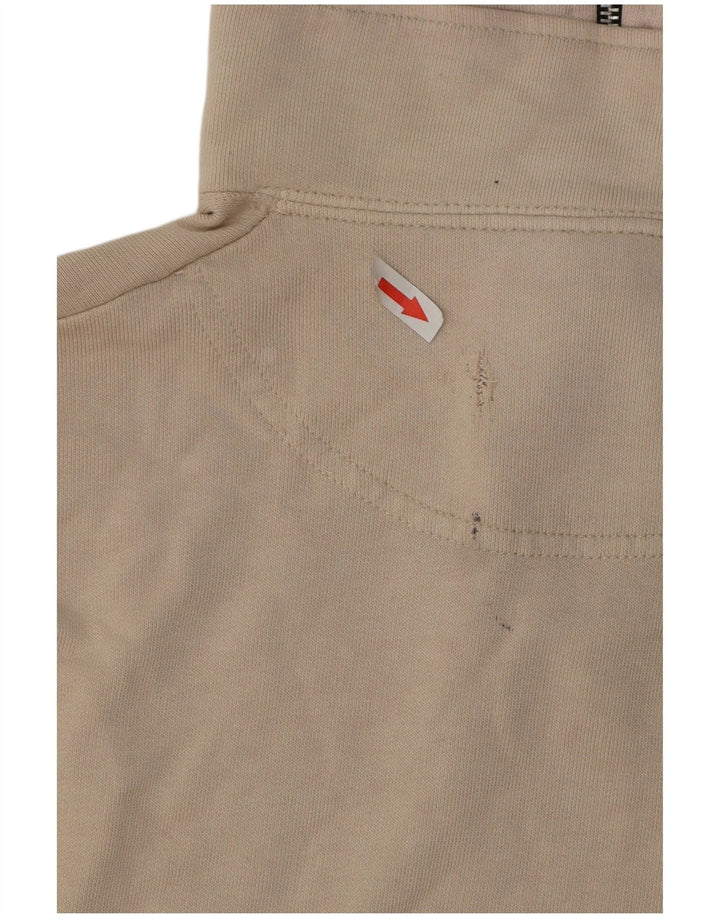 Jumper de moletom gráfico grande feminino Champion UK 16 grande bege