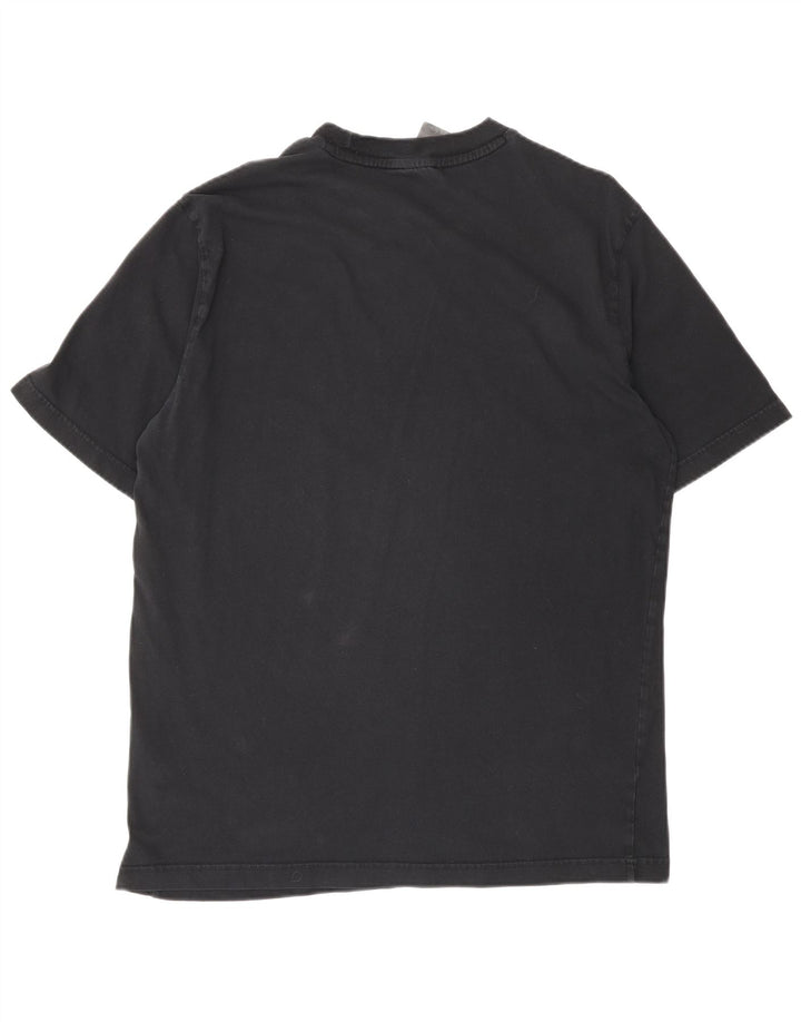 ADIDAS Mens Graphic T-Shirt Top Médio Algodão Preto