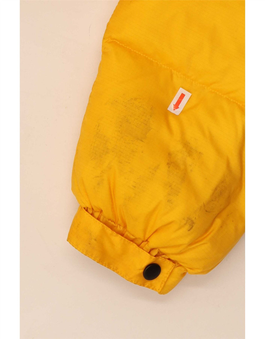 Jaqueta Superdry Feminina Crop Acolchoada UK 16 Grande Colourblock Amarelo Nylon