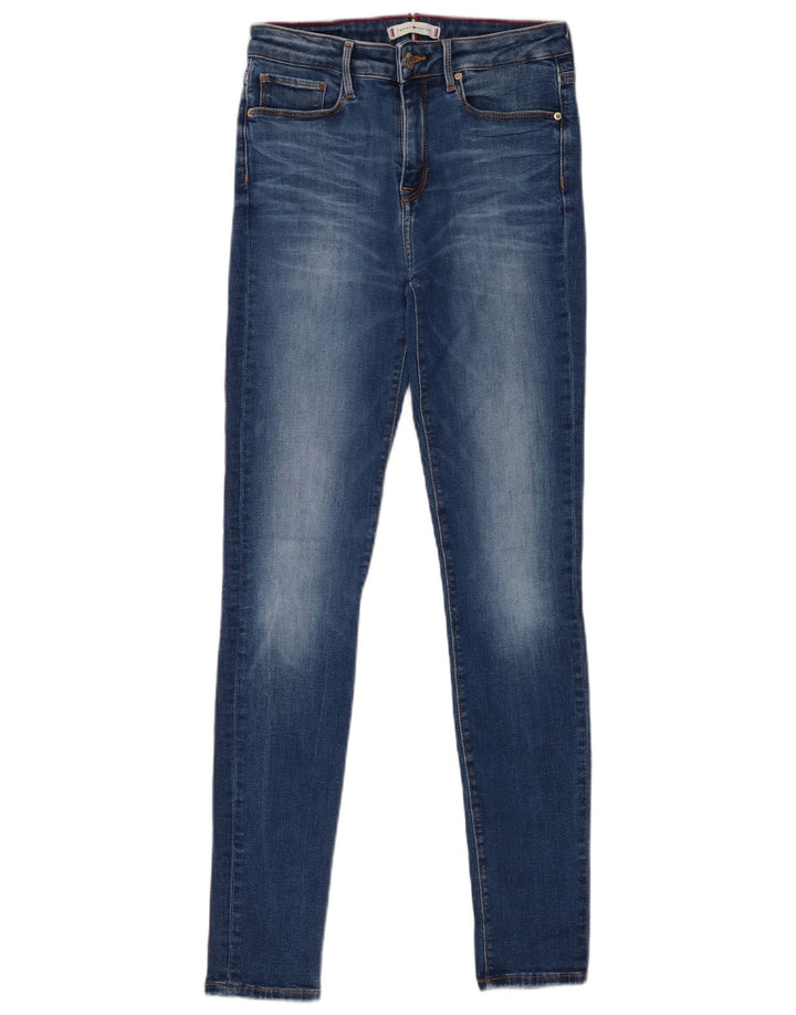 TOMMY HILFIGER Feminino Como Skinny Jeans W27 L30 Azul Algodão