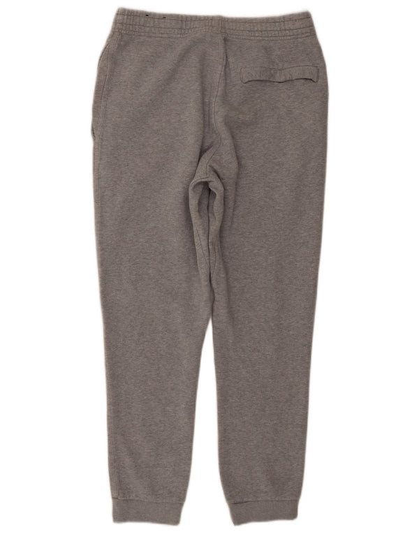 Calça de treino masculina Nike Joggers pequeno cinza manchado de algodão