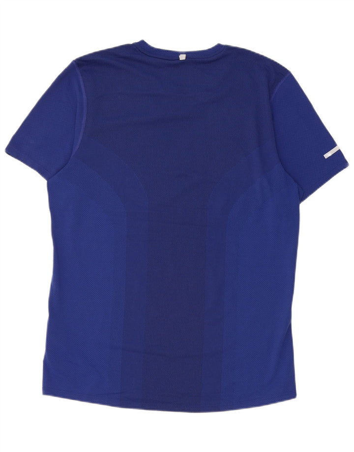 Camiseta Nike Masculina Dri Fit Graphic Top Pequeno Azul Poliéster