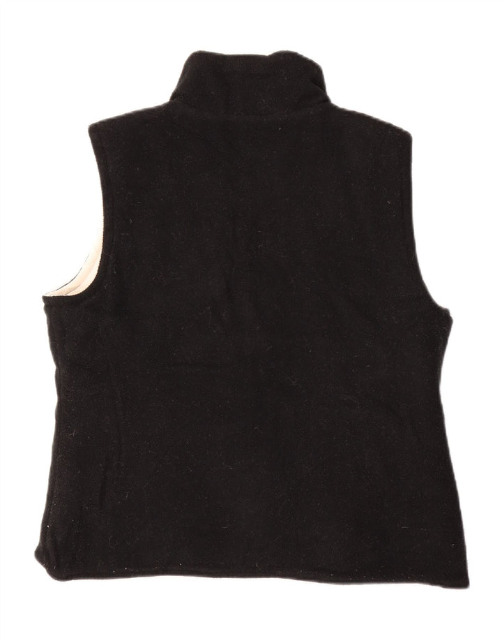 Colete acolchoado reversível feminino Izod UK 12 médio branco