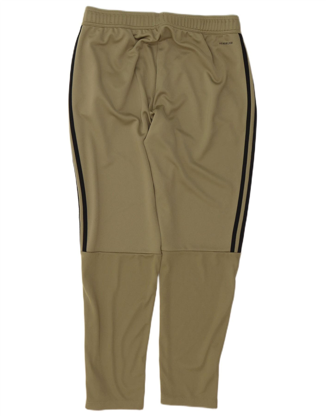 Calça de treino masculina ADIDAS Aeroready grande poliéster cáqui