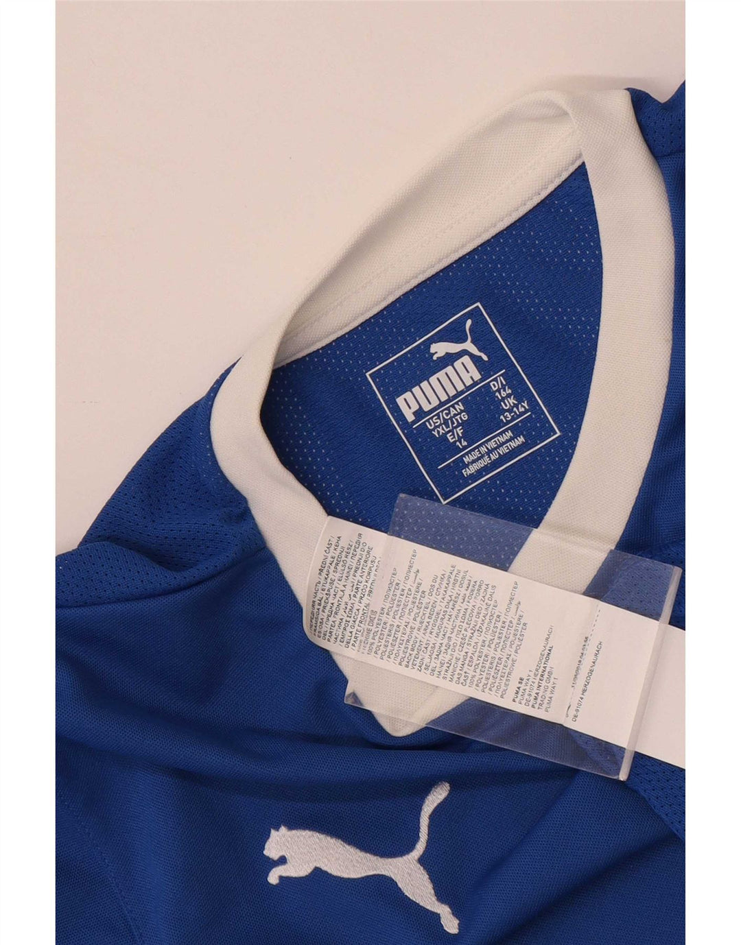 Top Puma Menino Graphic T-Shirt 13-14 Anos Azul Poliéster
