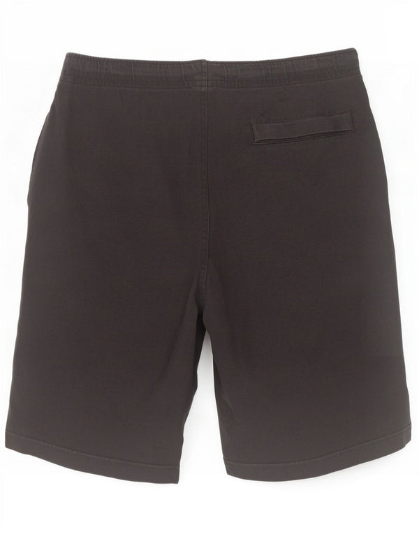 Shorts esportivos masculinos Nike médio algodão preto
