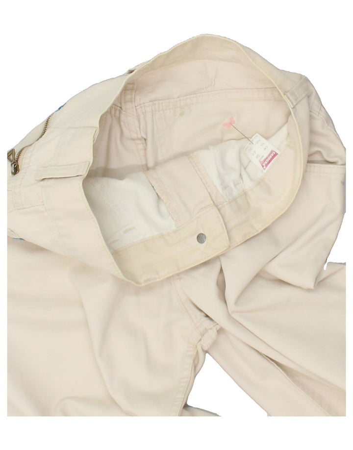 CARRERA Womens Crop Tapered Jeans W26 L25 Off White Cotton Vintage Carrera and Second-Hand Carrera from Messina Hembry 