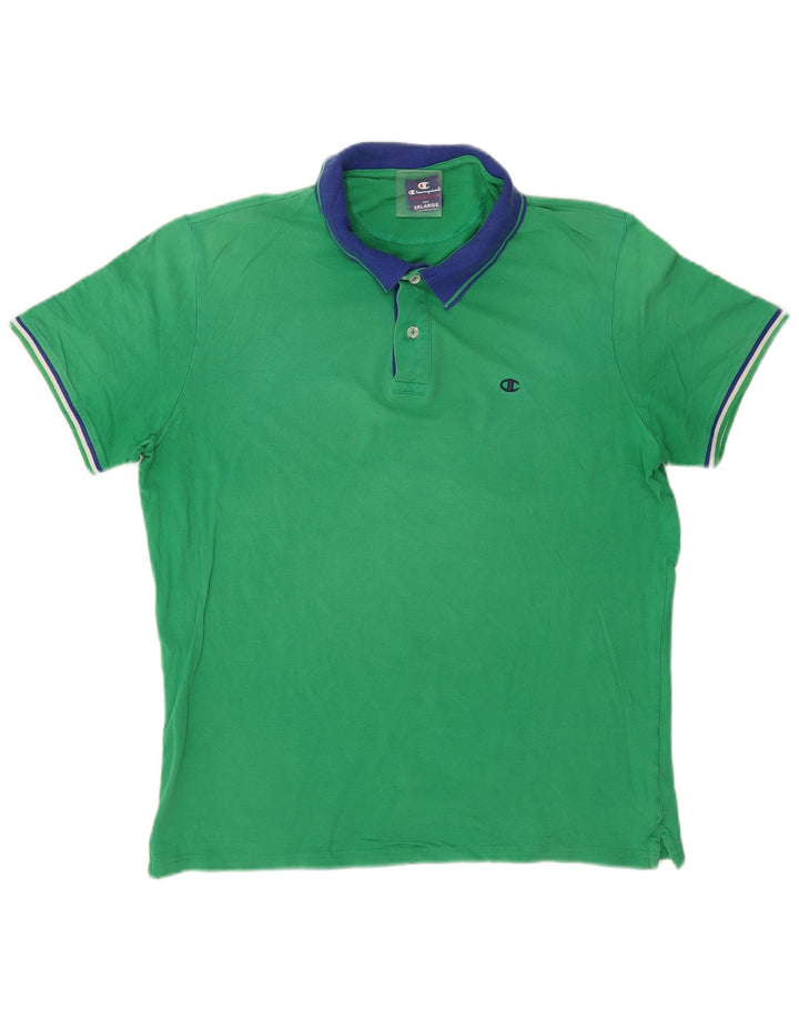 Camisa polo masculina Champion 2XL algodão verde