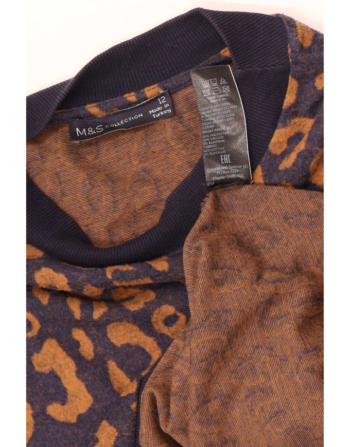 Suéter feminino Marks & Spencer UK 12 médio azul marinho